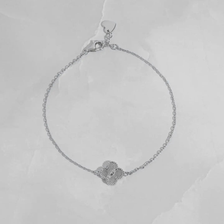 Dahlia Four Leaf Clover Bracelet