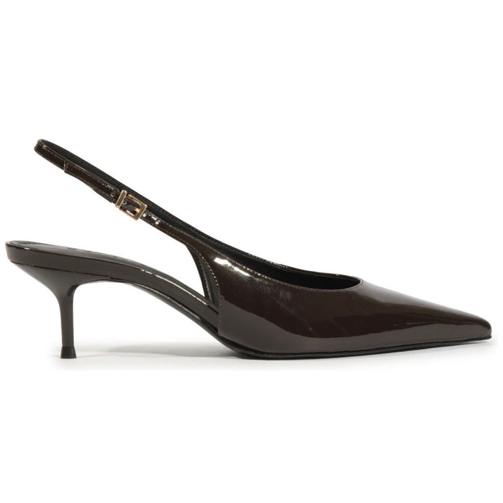 Dark Brown Paola Mid Heel