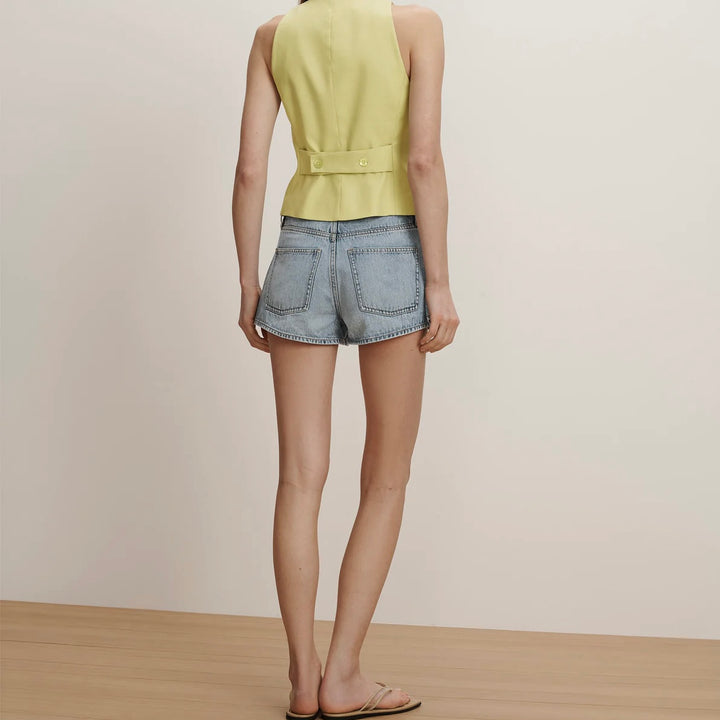 Pistachio Hartwell Linen Vest