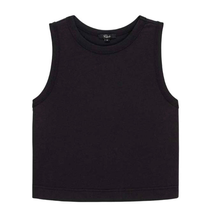 Black Boxy Tank Top
