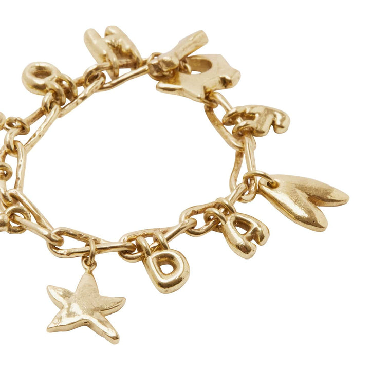 Gold Calypso Charm Bracelet