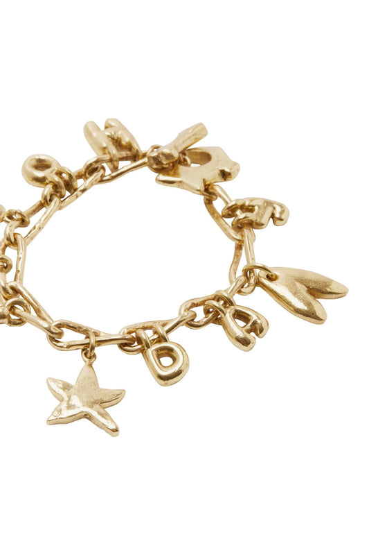 Gold Calypso Charm Bracelet