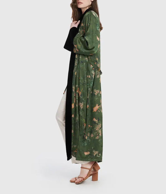 Olive Haruka Long Kimono Wrap