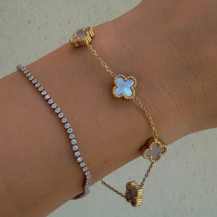 Mini White Flora Bracelet