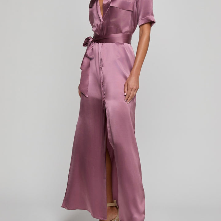 Dusky Orchid Klement Cargo Dress