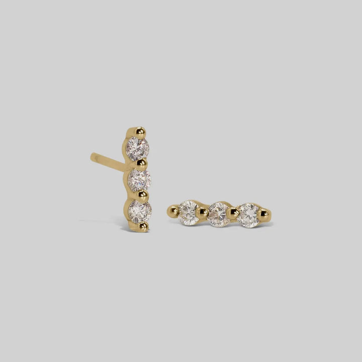 Trio Sparkle Studs