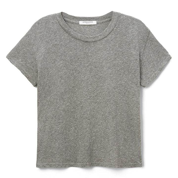 Heather Grey Harley Boxy Crew Tee