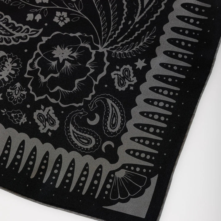 Shades of Grey - 100% Silk Twill Square Scarf