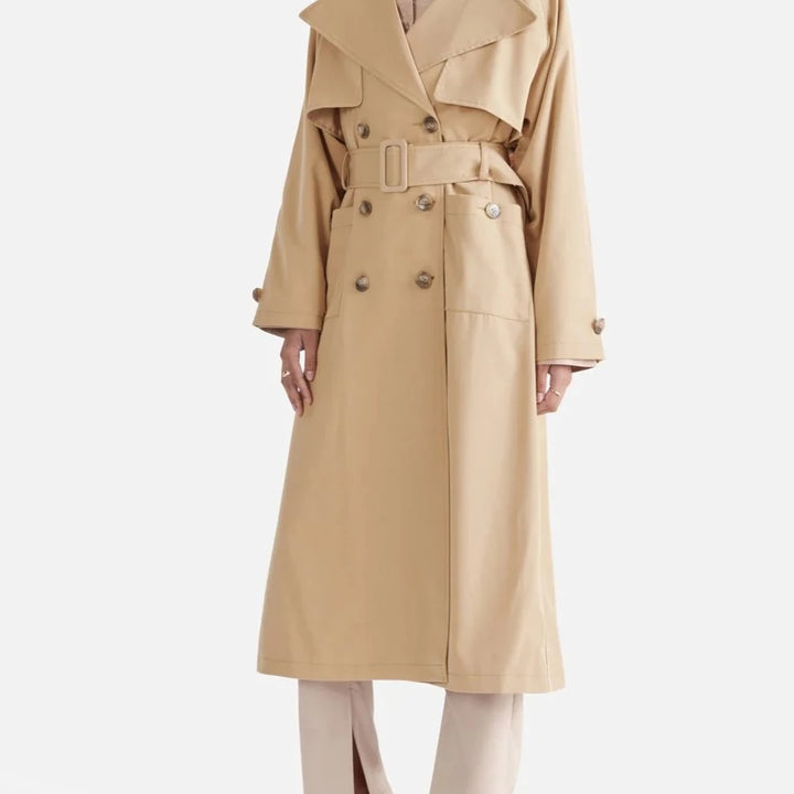 Camel Carrie Trench Coat