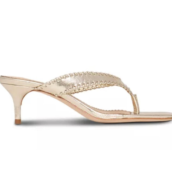 Light Gold Frankie Kitten Heel