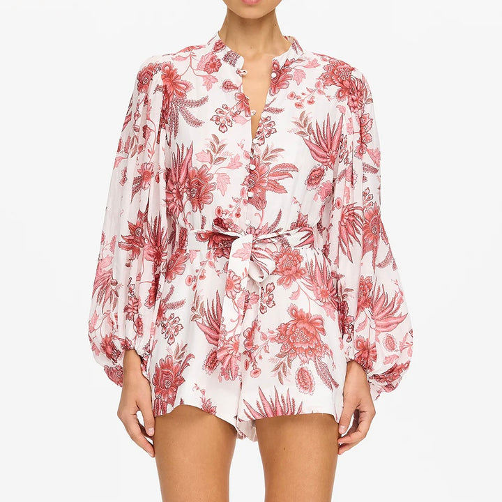 Red Bailey Playsuit Romper