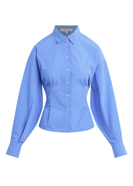 Blue Stripe Back Story Shirt
