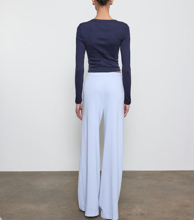 Pale Blue Supima Cotton Soft Everywhere Pant