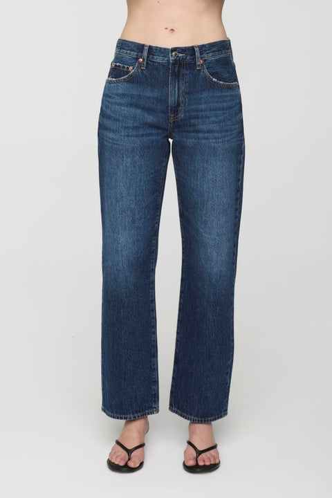 Moonwave Lexi Mid Rise Bowed Denim