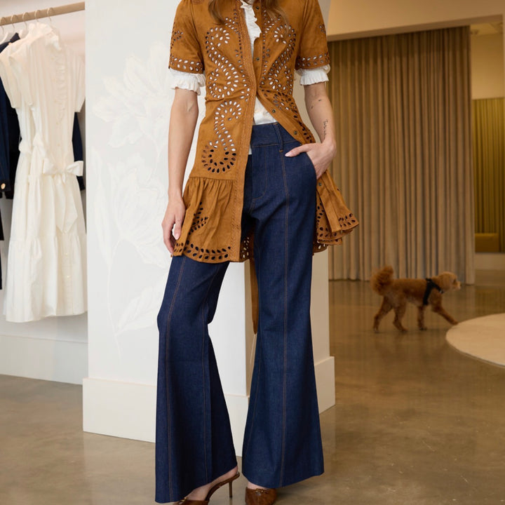 Saddle Embroidery Sol Dress