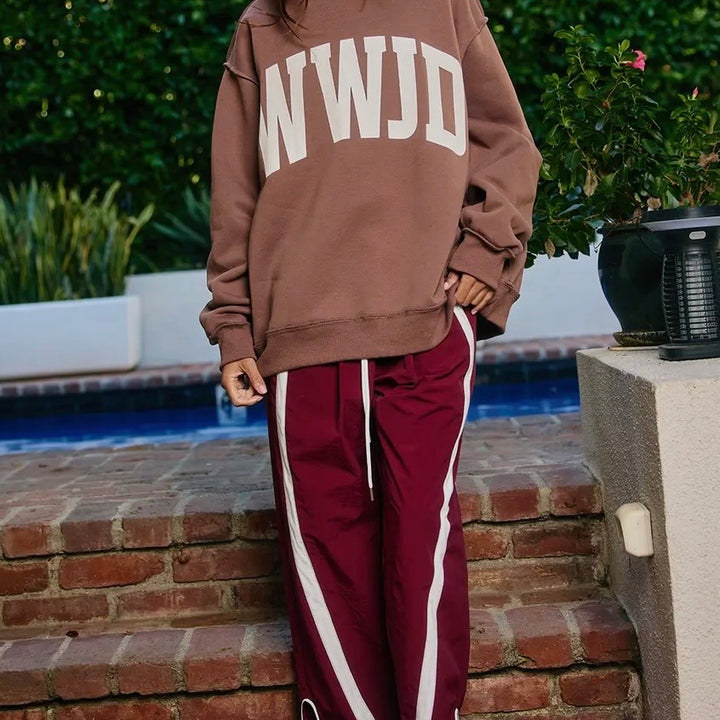 WWJD & Amen Oversized Reversible Mockneck