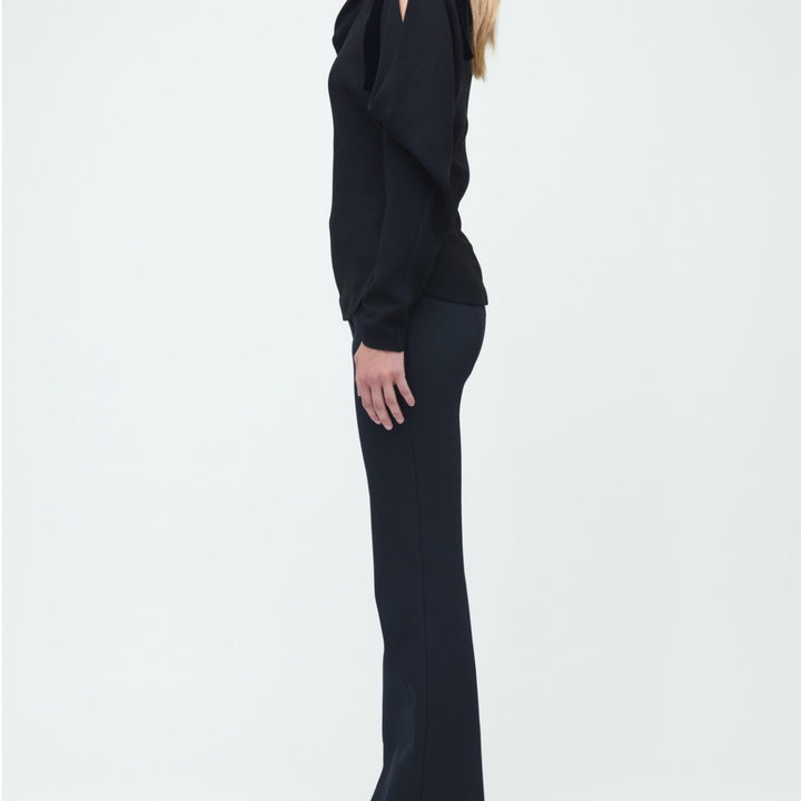 Black Marlee Bow Top