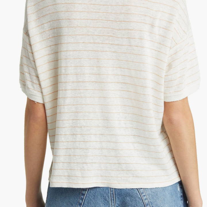 Blush Pocket Crew Tee