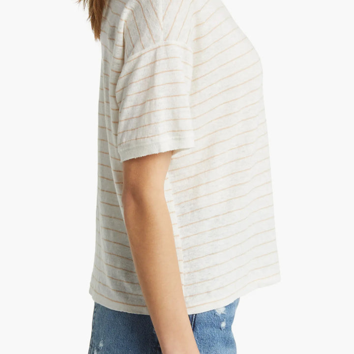 Blush Pocket Crew Tee