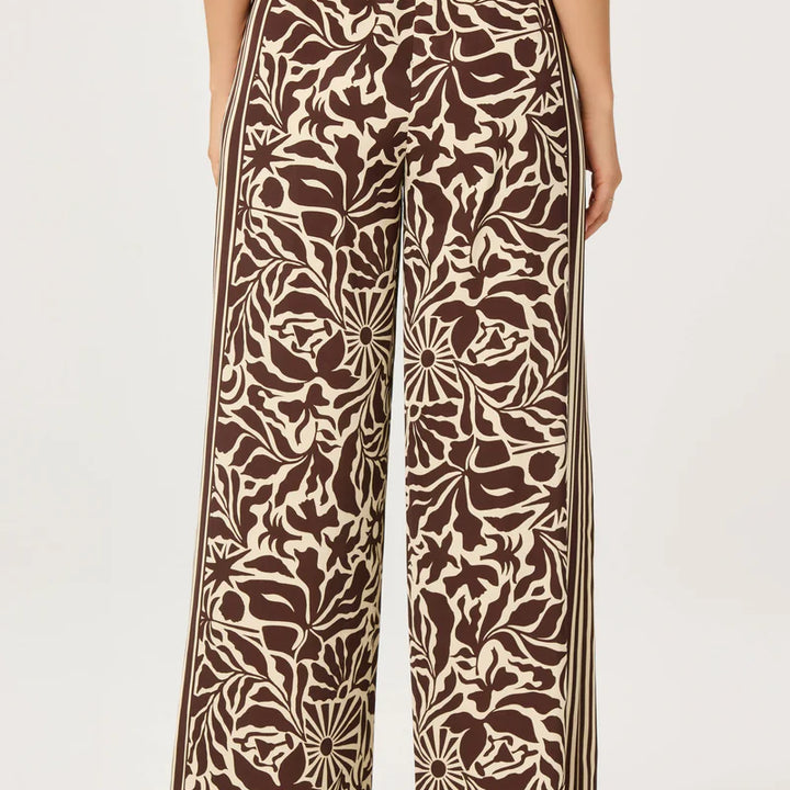 Brown Tropical Eva Pants