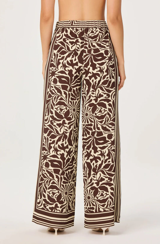 Brown Tropical Eva Pants