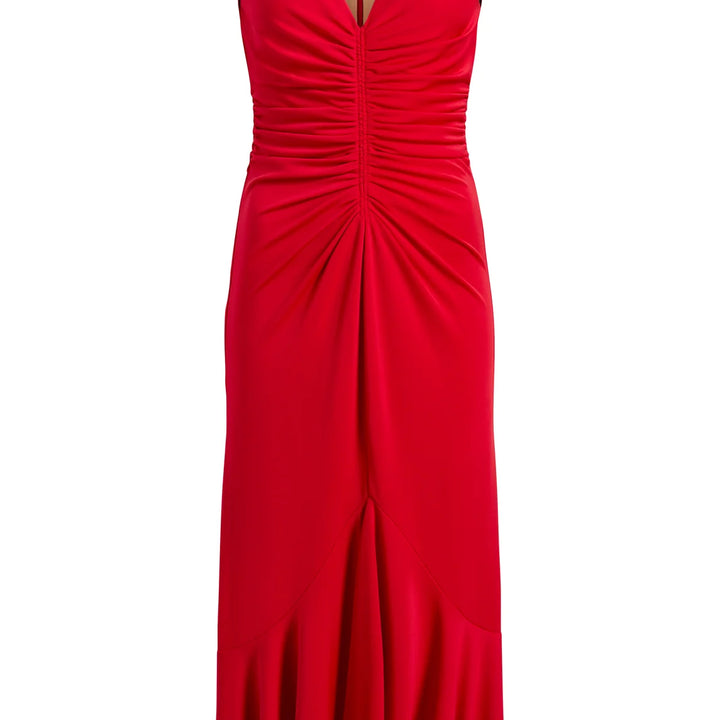 Red Dianne Midi Dress