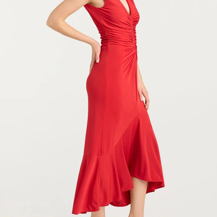 Red Dianne Midi Dress