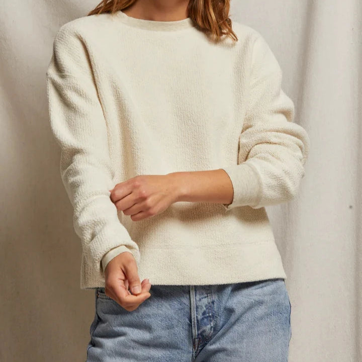 Oatmeal Mayer Fleece Long Sleeve Pullover