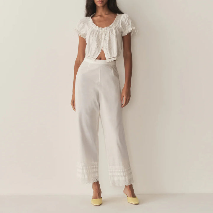 White Nera Salt Top
