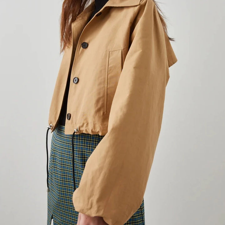 North Cropped Trench Coat