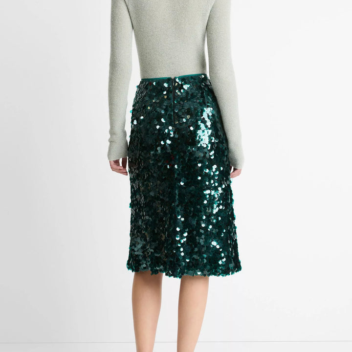 Juniper Paillette Bias Skirt