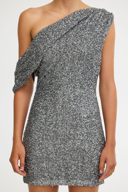 Silver Beau Mini Dress