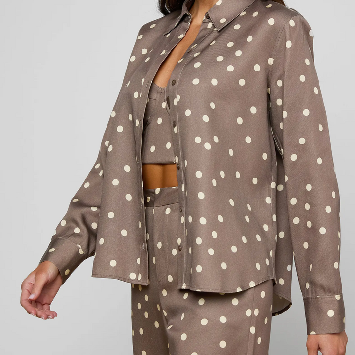 Polka Dot Ellery Long sleeve Blouse