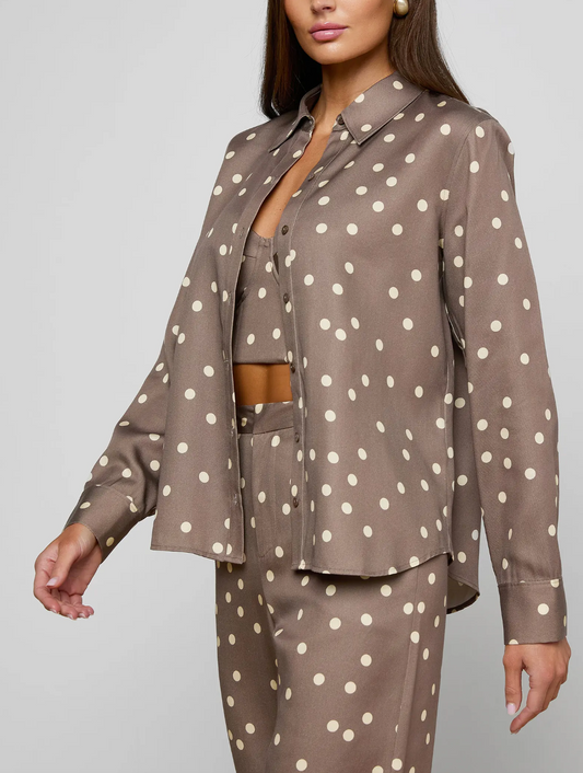 Polka Dot Ellery Long sleeve Blouse