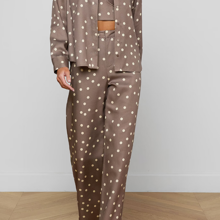 Polka Dot Ellery Long sleeve Blouse