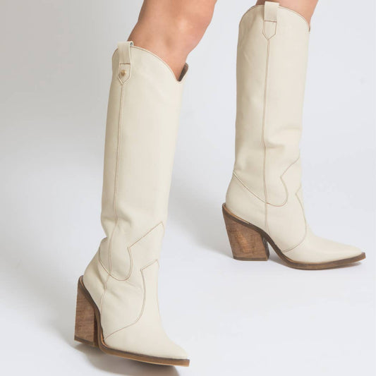 Ivory Macao Cowboy Boots