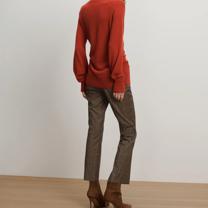Red Lamotte Cashmere Cardigan