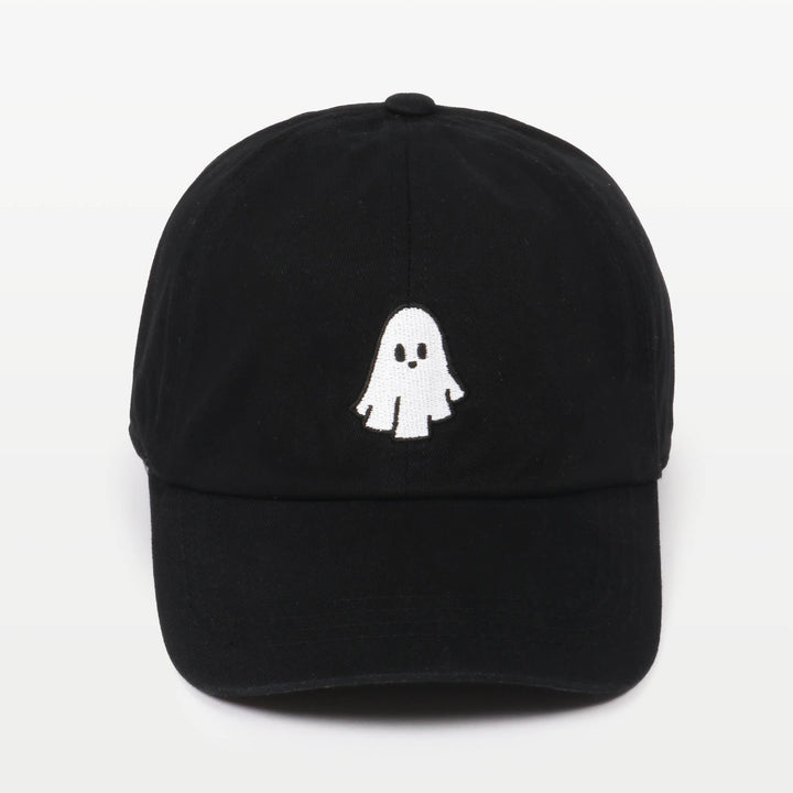 Beige Halloween Ghost Baseball Cap