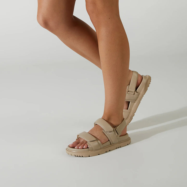 Falcon Stone Nappa Sandals