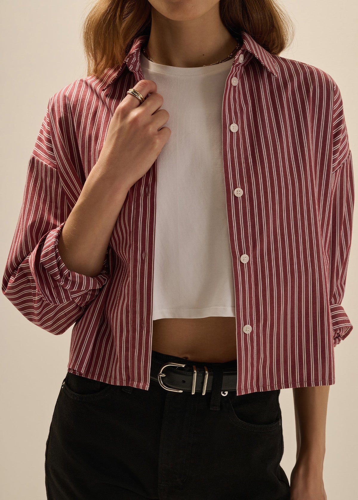 Cranberry Stripe Next Chapter Shirt