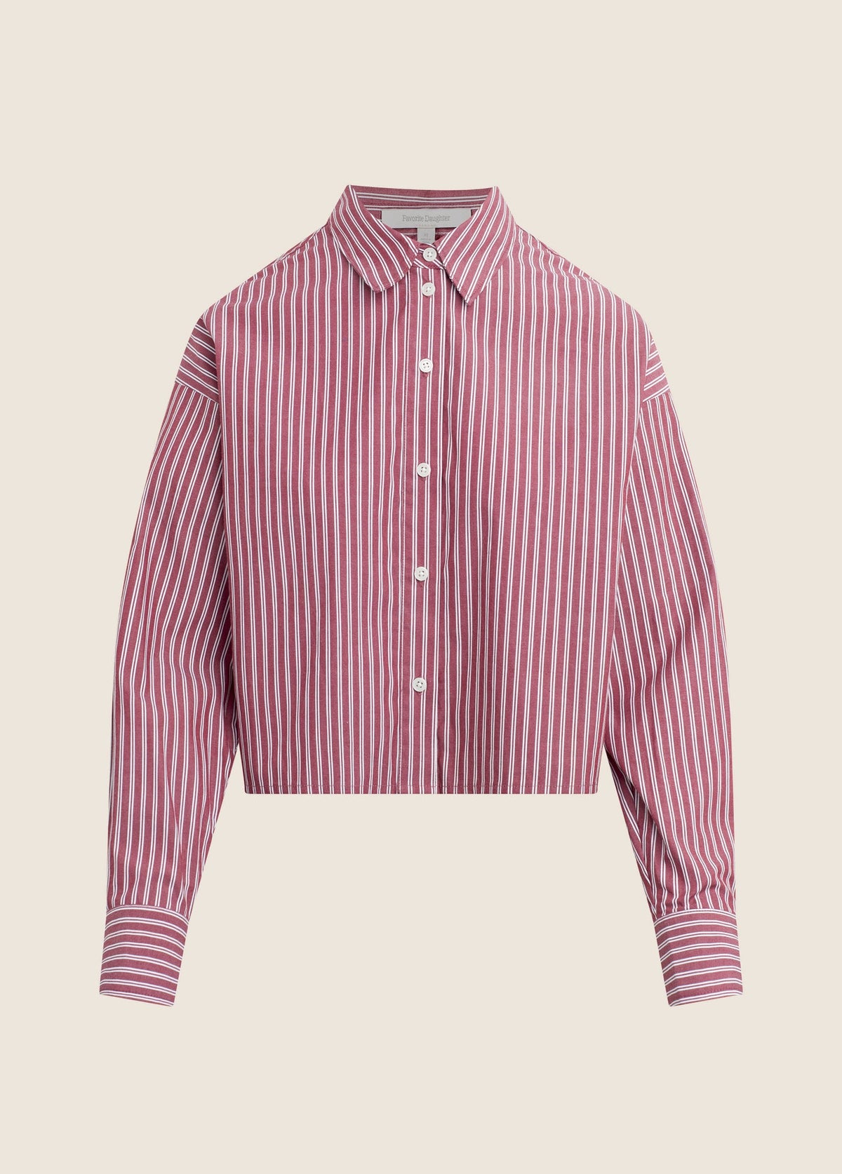 Cranberry Stripe Next Chapter Shirt flat