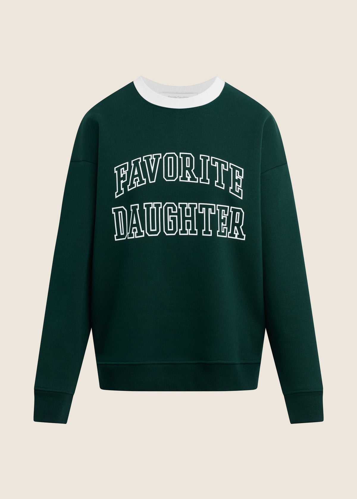 Forest Collegiate Sweatshirt flat
