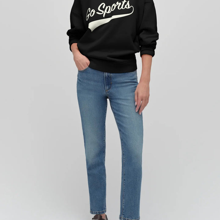 Black/White Go Sports Sweatshirt