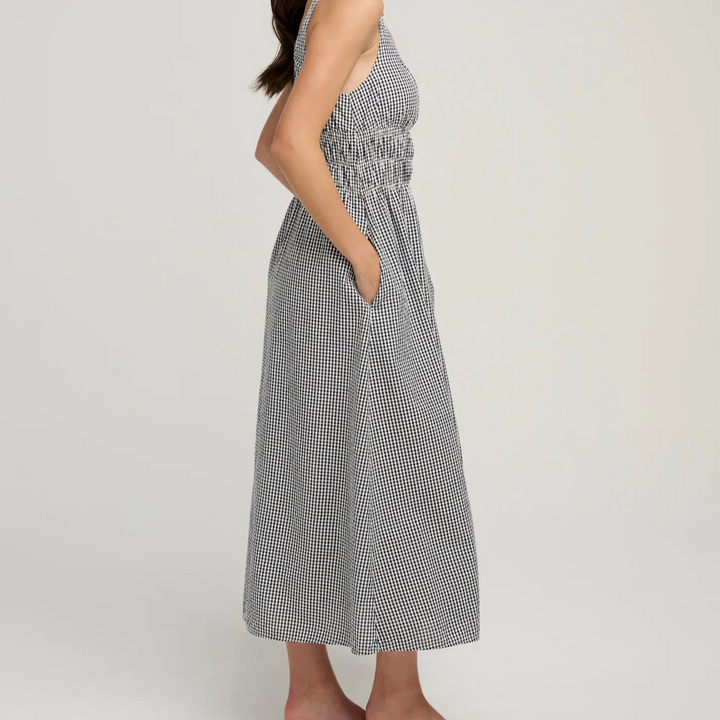 Sleeveless Swoon Gingham Dress