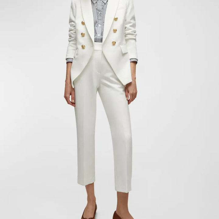 White/Gold Miller Dickey Jacket