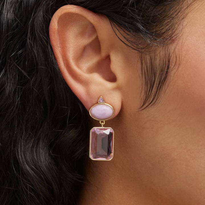 Lottie Earrings Lilac