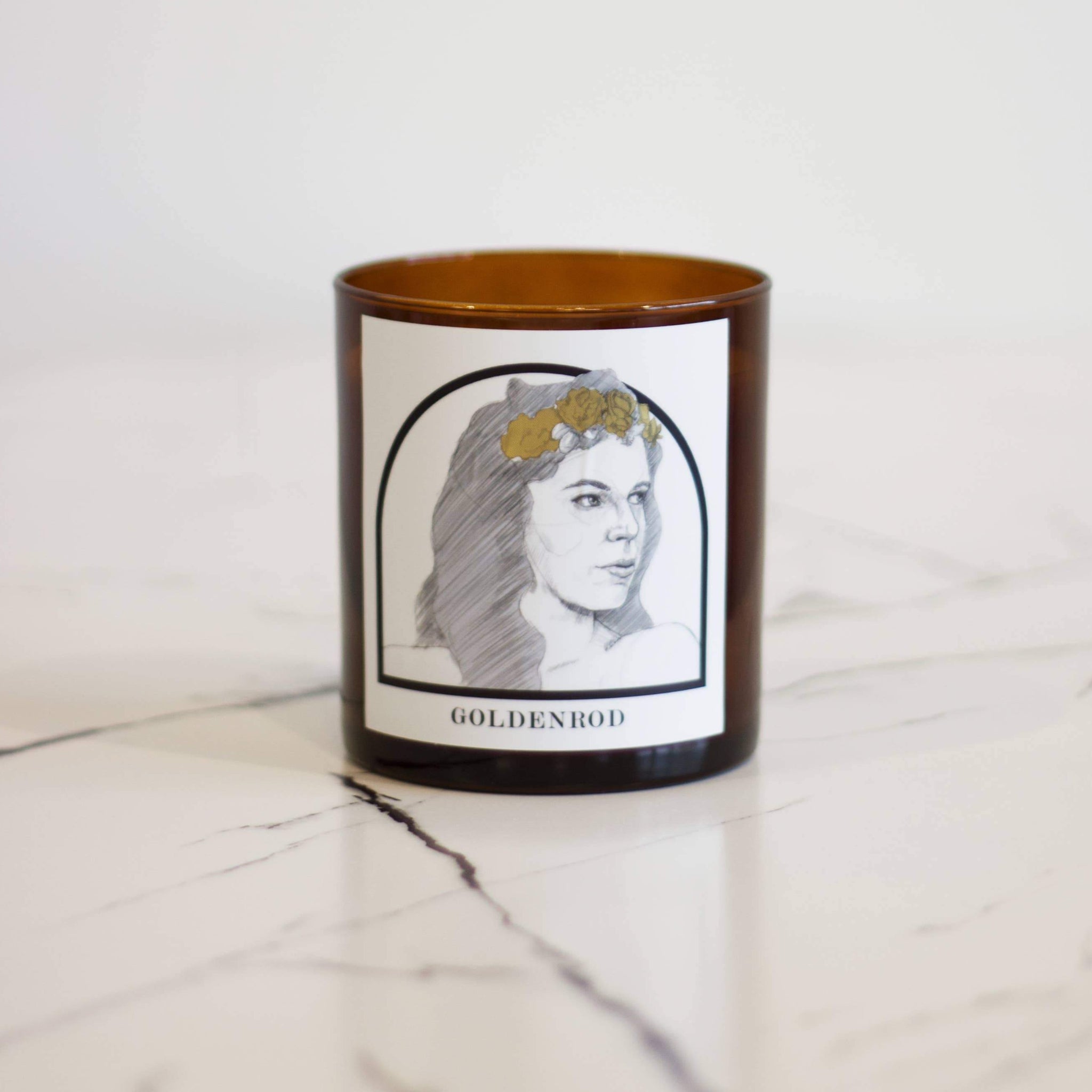 Goldenrod Gilded Candle