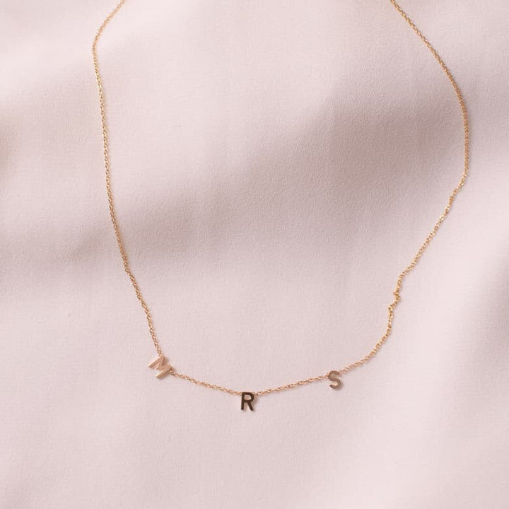 Gold Cheyenne “MRS” Necklace