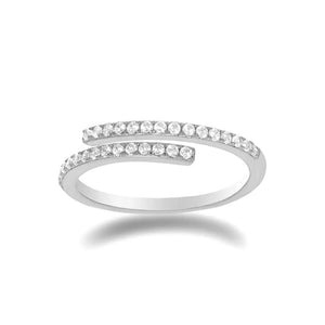 Silver Ashton Adjustable Ring