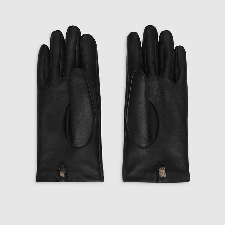 Black Signature Link Gloves